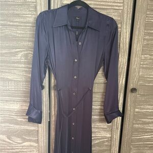 Rails satin midi dress